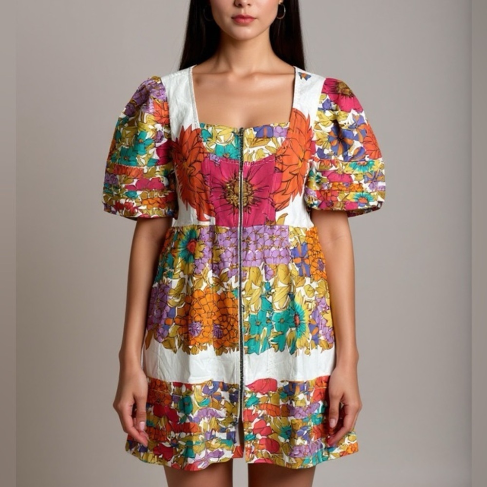 Love the Label Floral Mini Dress in Multi